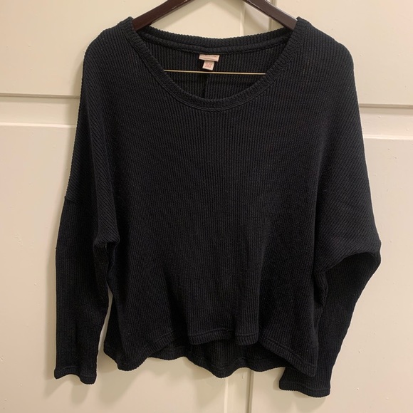 CAPE JUBY black knit sweater - Picture 1 of 5